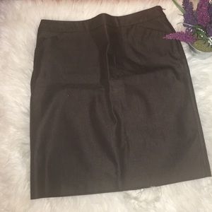 New York and Company Brown Skirt